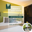 VACANCES TOUSSAINT - SHOPPING à Saint-Martin ! Séjour de 5 jours/4 nuits au Centr'Hôtel