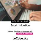 Formation EXCEL Initiation- LE CUBE