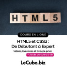 Formation HTML5 et CSS3 - Débutant à Expert - LE CUBE