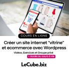 Créer un site internet "vitrine" - LE CUBE