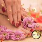 Je me fais plaisir !! Pose de vernis semi-permanent Mains et Pieds - A domicile - Madaï & Popx