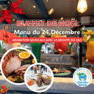 Dîner de Noël au Restaurant du CANELLA BEACH, mardi 24 décembre, animation musicale