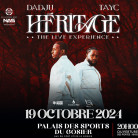 DADJU & TAYC en Guadeloupe - HERITAGE TOUR - Samedi 19 Octobre 2024 à 20h - Palais des sports