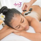 Massage aux pierres chaudes 45 min - CLAIRESSENCE