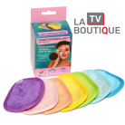 DISQUES MICROFIBRE DEMAQUILLANT - LA TV BOUTIQUE