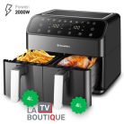 HOMEVERO DUAL DIGITAL AIR FRYER 8L - LA TV BOUTIQUE